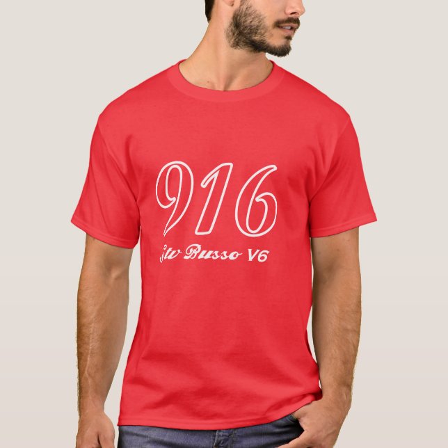 T - Shirt des Alpha-916 V6 GTV (Vorderseite)