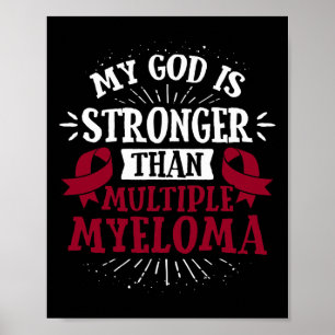 T-Shirt des Blutkrebses - Multiples Myelom Poster