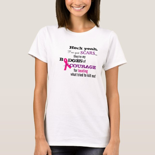 T-Shirt des Brustkrebses BRCA! (Vorderseite)