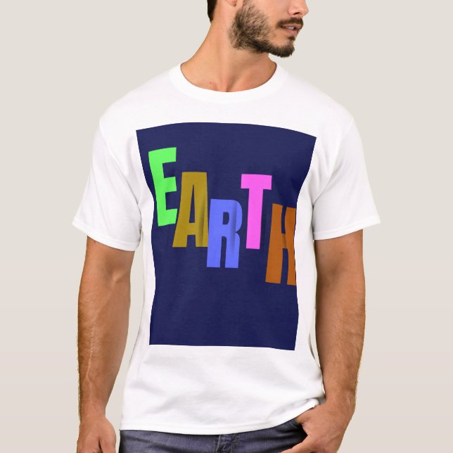 T - Shirt des Earth-Logos (Vorderseite)