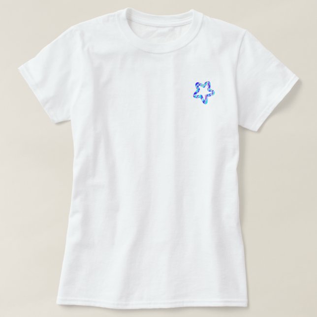 T - Shirt des farbigen Chaos (Design vorne)