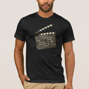 T - Shirt des Filmemachers "Clapperboard"