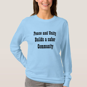 T - Shirt des Friedens und der Einheit
