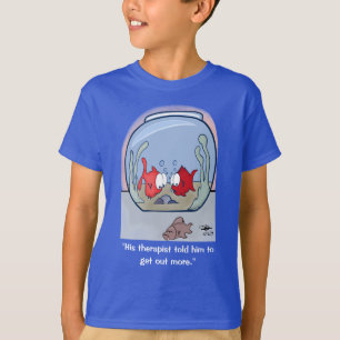 T - Shirt des "Funny Fish Story Boy"