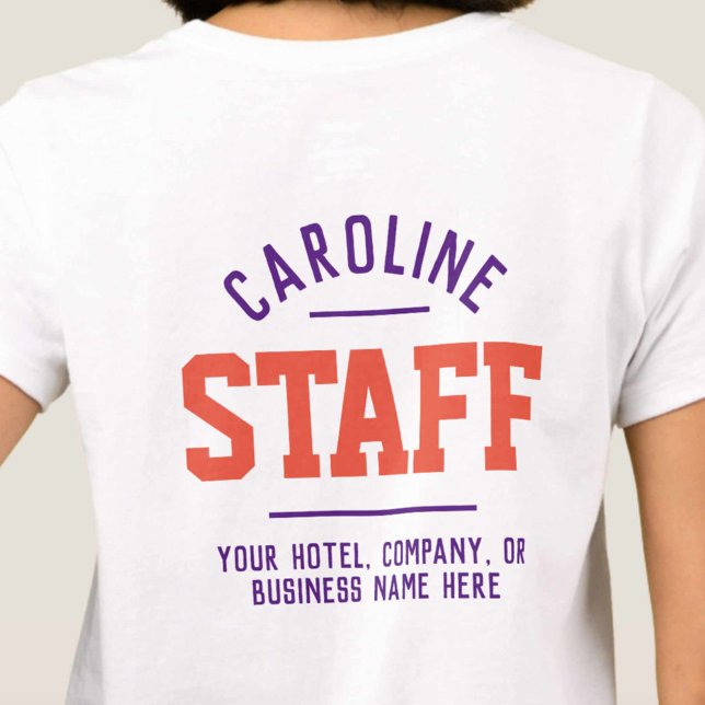 T - Shirt des Gastgewerbes auf beiden Seiten (Von Creator hochgeladen)