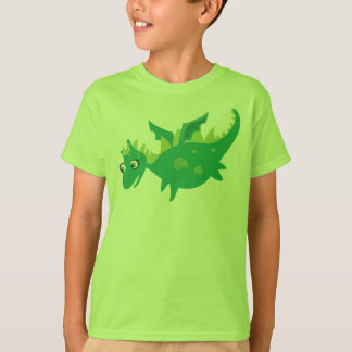 T-Shirt des grünen Drachen für Kinder