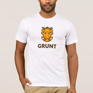 T - Shirt des Grunzen-JS (weiß)