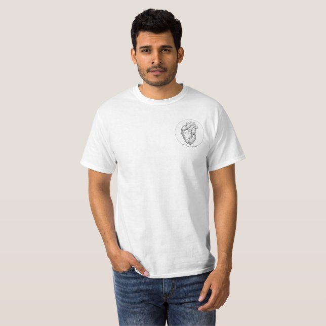 T-shirt des Herzens am Werk (Vorne ganz)
