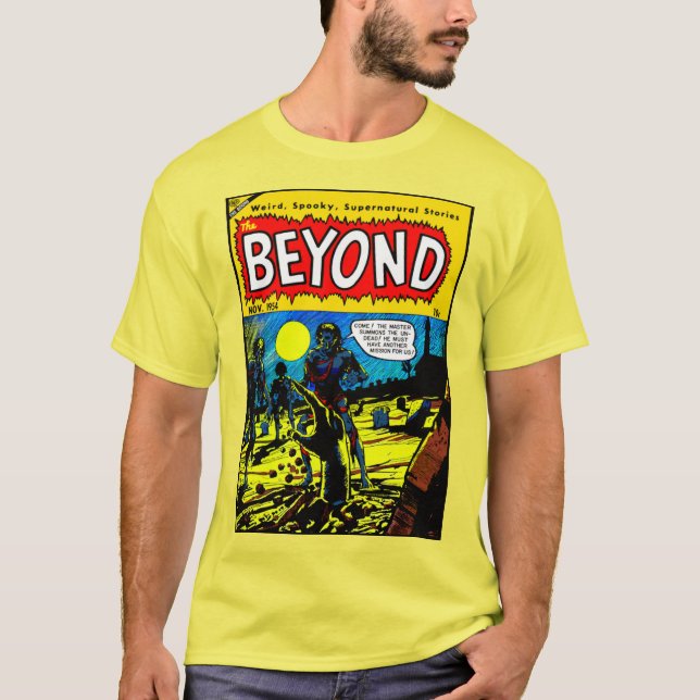 T-Shirt des Horror-Comics 'The BEYOND' aus den 195 (Vorderseite)