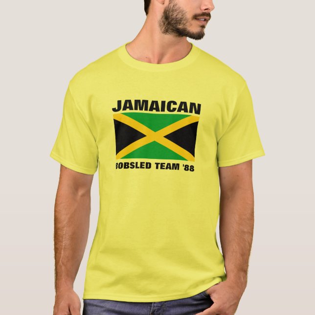 T - Shirt des jamaikanischen Bobsled-Team-'88 (Vorderseite)