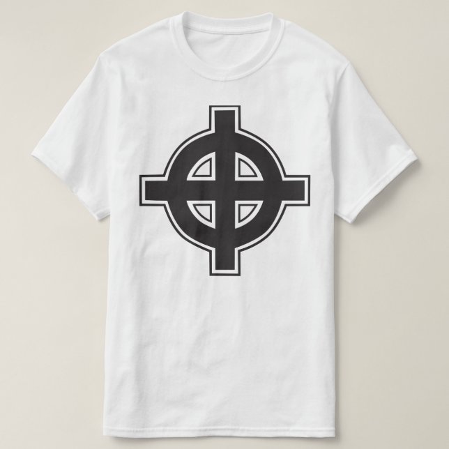 T - Shirt des keltischen Kreuzes (Design vorne)