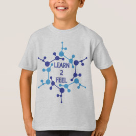 T - Shirt des Kindes, 'Learn2Feel' Design, Junge