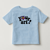 T - Shirt des Kindes mit seinem eigenen Kunstwerk!