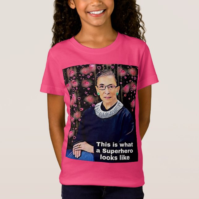 T-Shirt des Mädchen-Powers RBG (Vorderseite)