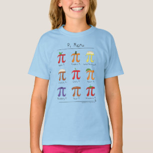 T - Shirt des Mädchens des PU-Menü-der niedliche