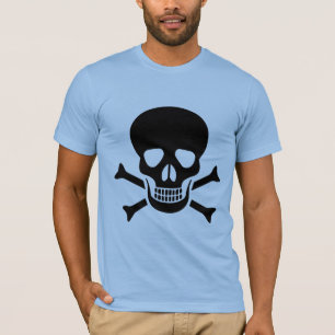 T - Shirt des menschlichen Schädels