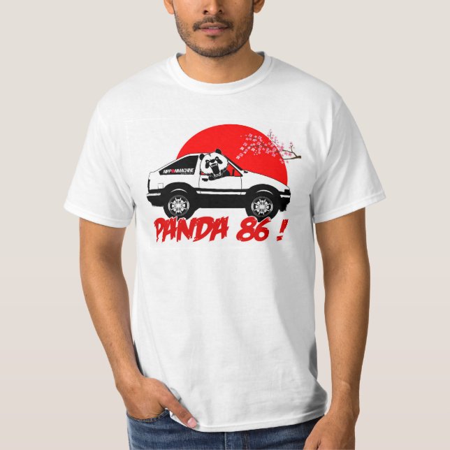 T-Shirt des Panda-Ae86 (Vorderseite)