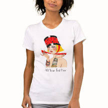 T - Shirt des personalisierten Deko Style der 30er