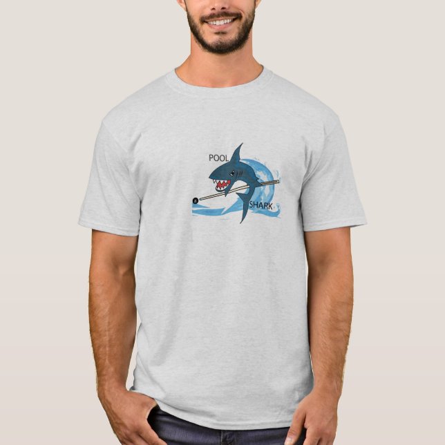 T - Shirt des Pool-Haifisch-2 (Vorderseite)