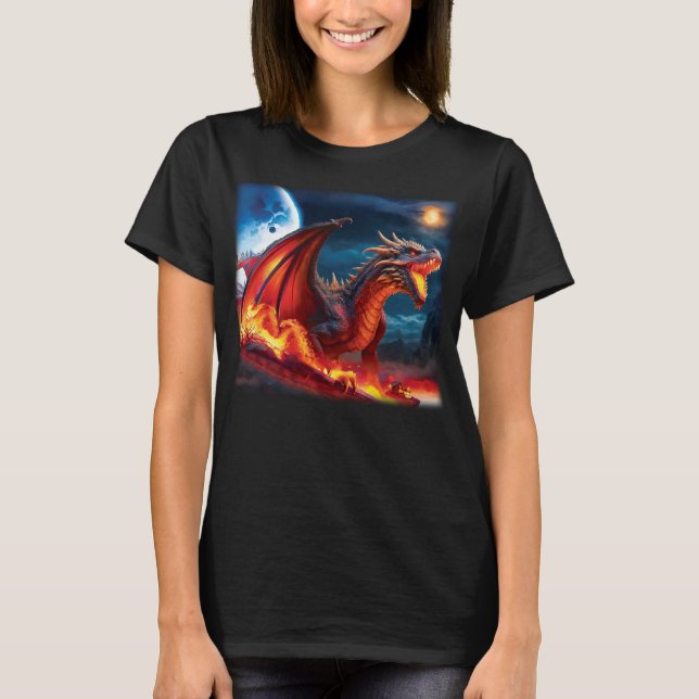 T - Shirt des Roten Drachen (Vorderseite)