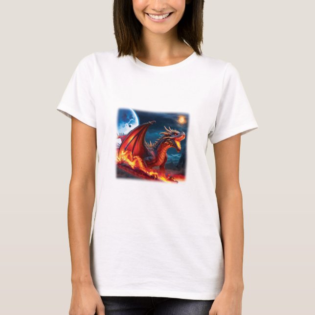 T - Shirt des Roten Drachen (Vorderseite)