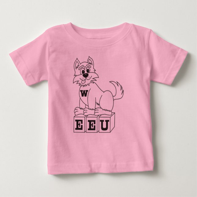 T - Shirt des Säuglings-EEU (Vorderseite)
