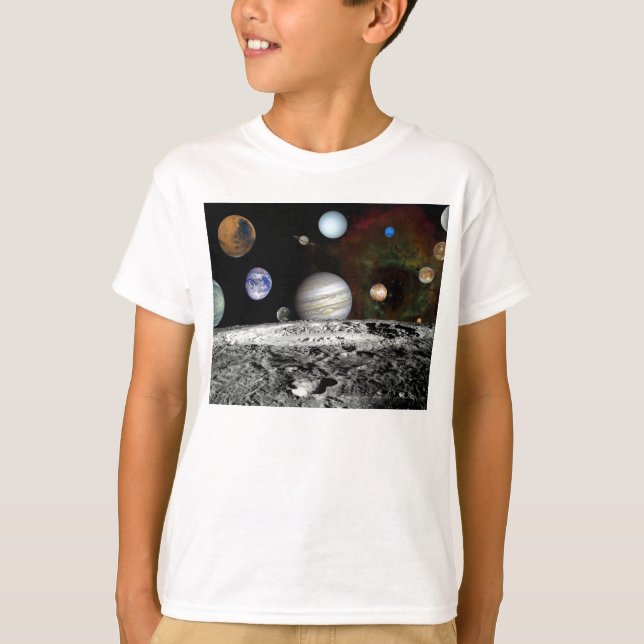 T - Shirt des Sonnensystems (Vorderseite)