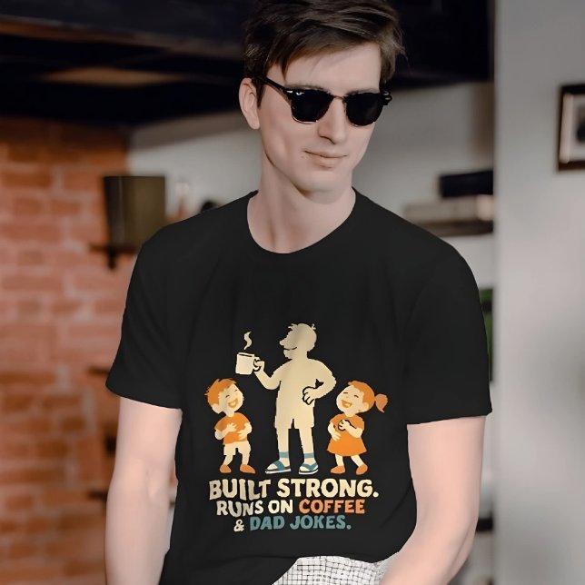 T - Shirt des sonnigen Vaters - Starke Runs auf (Von Creator hochgeladen)