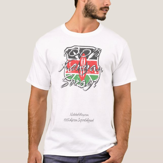 T-SHIRT des SWAG-100%KENYAN (Vorderseite)