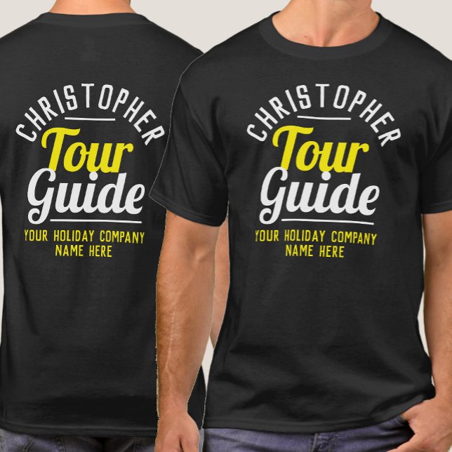 T - Shirt des Tour Guide auf beiden Seiten gedruck (Von Creator hochgeladen)