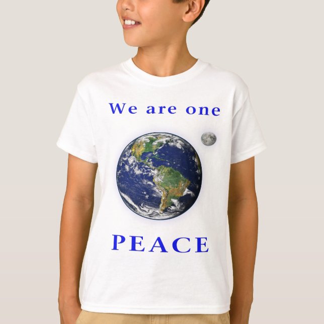 T - Shirt des Weltfriedens (Vorderseite)