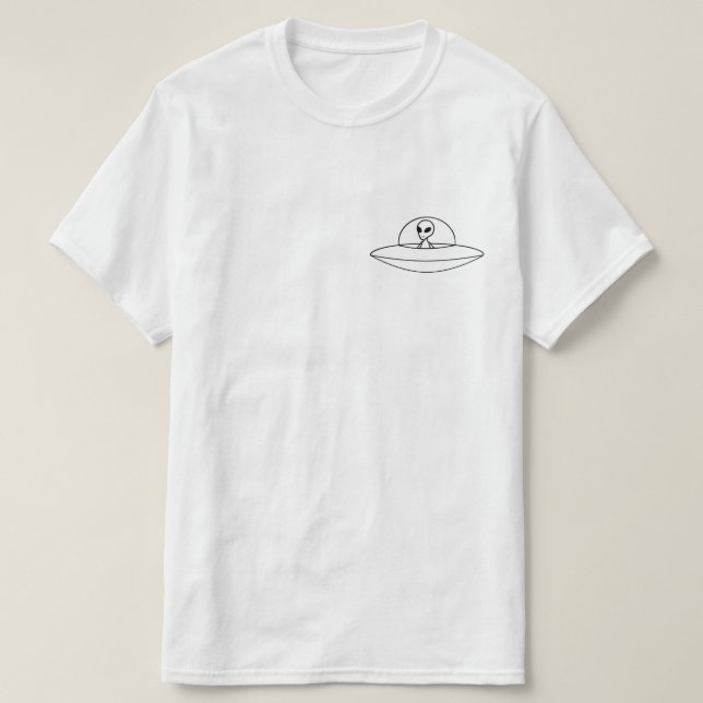 T-shirt design alien (Design vorne)