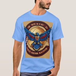 T - Shirt Design, farbenfroher amerikanischer Adle