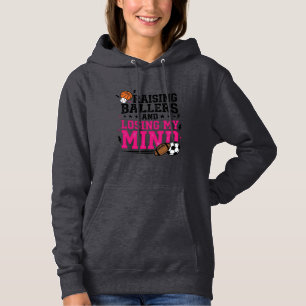 T-Shirt-Design für Sportmütter, die Baller großzie Hoodie