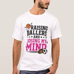 T-Shirt-Design für Sportmütter, die Baller großzie T-Shirt