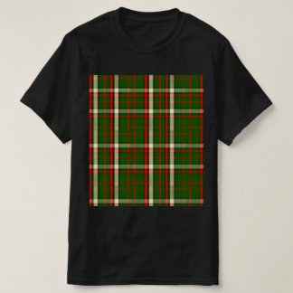 T-Shirt-Design grün und rotes Muster T-Shirt