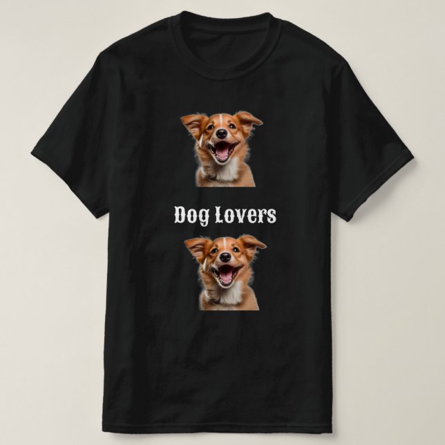 T - Shirt Design-Hund Liebhaber. (Design vorne)