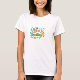 T - Shirt-Design mit dem Text "Chirp in Chmpanio T-Shirt
