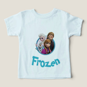 T-Shirt (Design mit gefrorenem Charakter)