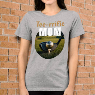 T-Shirt-Design mit Golfschläger und Golfball auf T Tri-Blend Shirt