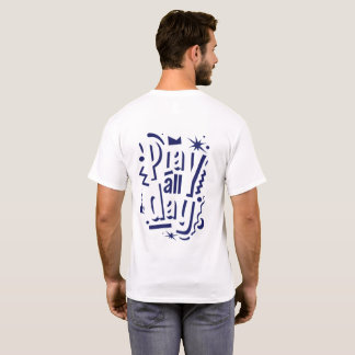 T-Shirt-Design mit lustiger Alltags-Typografie T-Shirt