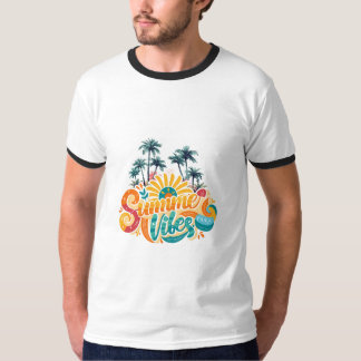 T-Shirt-Design mit Sommer-Vibes T-Shirt