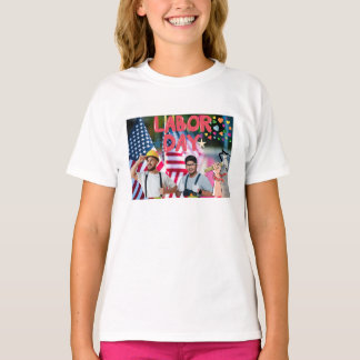 T-shirt design of labor day