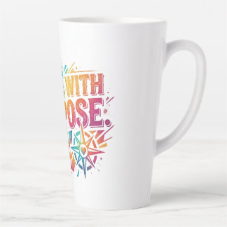 T-Shirt-Design 'Pulse with Purpose' Milchtasse
