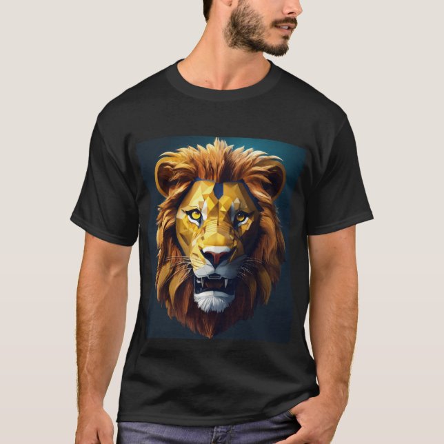 T - Shirt Design: Roaring Majestät (Vorderseite)
