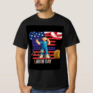 T-Shirt-Design zum glücklichen Tag der Arbeit T-Shirt