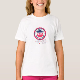 T-Shirt-Design zum Unabhängigkeitstag der USA T-Shirt
