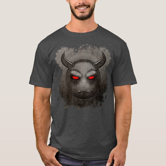 T-Shirt Devilmoji Vintage (Vorderseite)
