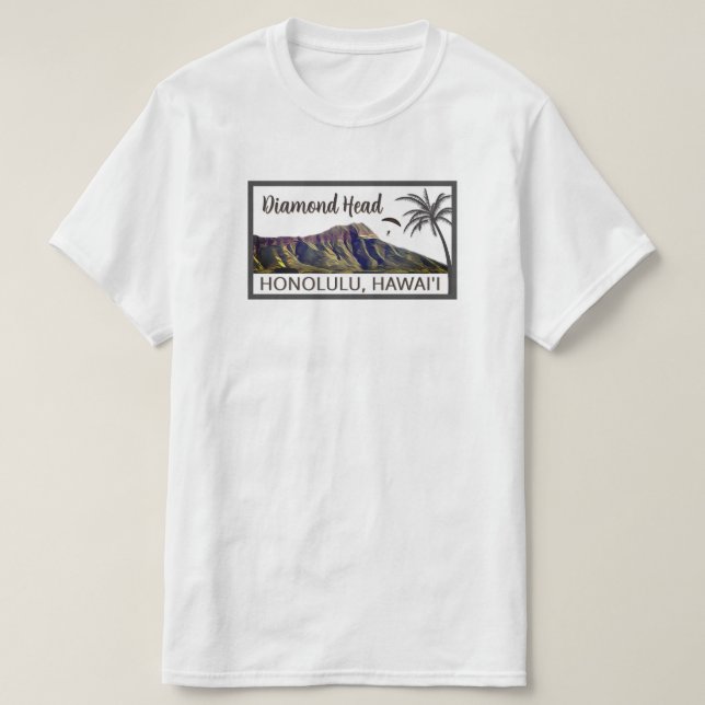 T - Shirt - Diamond Head - Hawai'i (Design vorne)