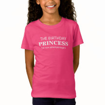 T-Shirt: Die Geburtstagsprinzessin (rosa)